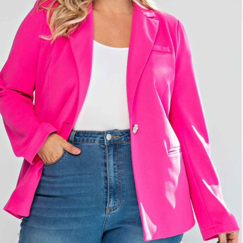 COPY - 🎉BarbieCore Hot Pink Blazer🎉